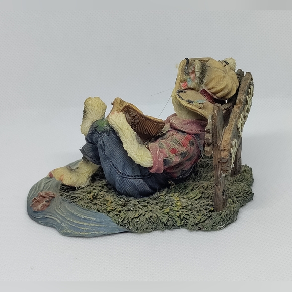 1999 VTG Boyds Bears & Friends The Bearstone Collection Catch Of The Day - Picture 4 of 7